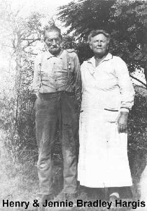 Henry Washington and Jennie Bradley Hargis