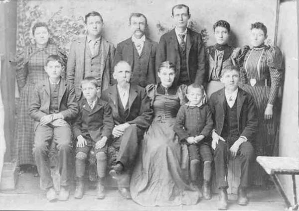 Jesse Melver Adams Family