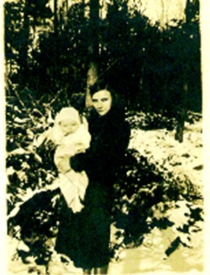 Unknown Woman and Baby