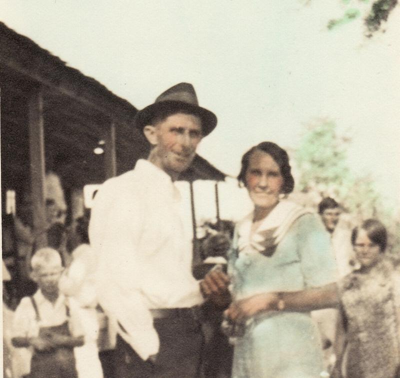 Walter Alexander Hairston and his second wife, Verna Irene Ferrell Blythe Hairston