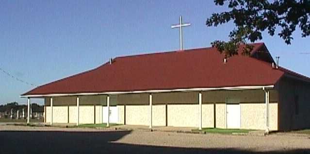 Union Hill Baptist Church with Cemetery behind