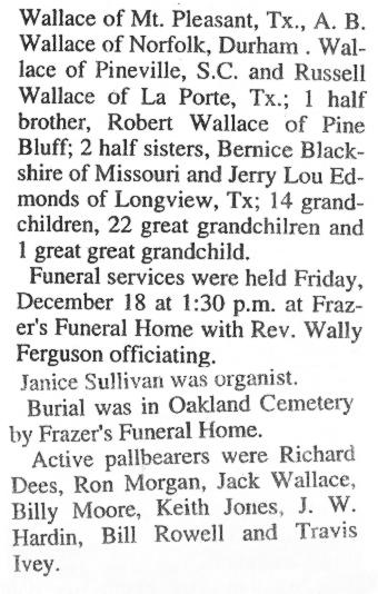 Katherine Wallace Sanders Obituary Part 2