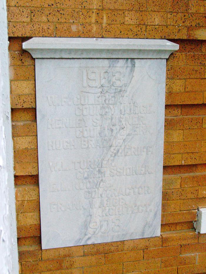 Bradley County Courthouse Cornerstone