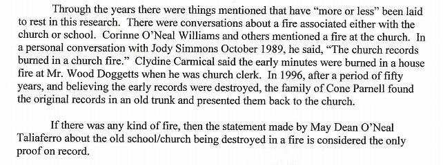 Cross Roads Missionary Baptist Church History by Jann Woodard, Page 12