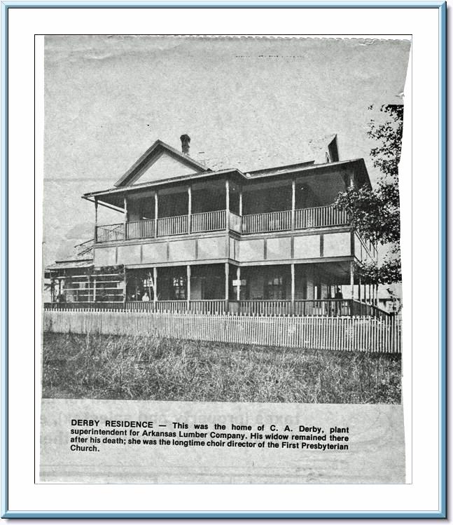 C. A. Derby Residence, Warren, Arkansas; original is located at the Bradley County Historical Museum