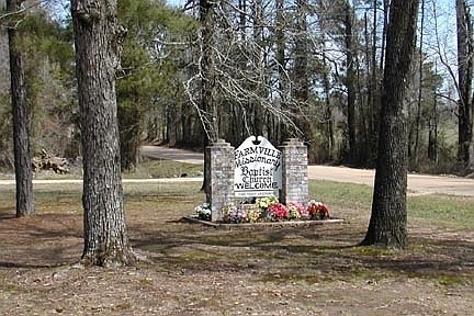 Missionary Baptist Church sign