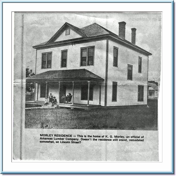 Morley Residence, Warren, Arkansas; original is located at the Bradley County Historical Museum