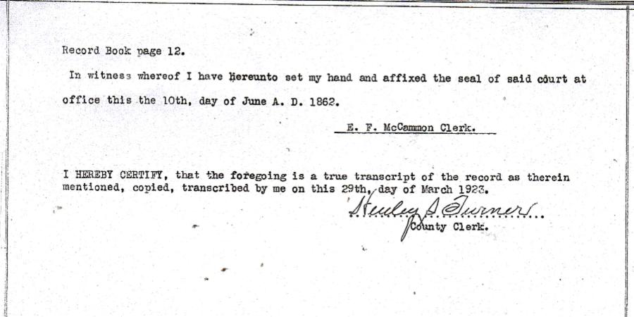 John C. Thomas page 13, Bradley County, Arkansas Wills