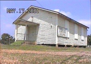 County Line Church May 2001. Photo credit S. Barns.