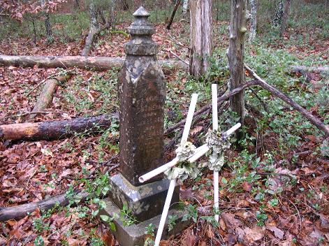 Frank Cothern's headstone.