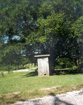 Behind the old store at Pine Ridge. 1998.