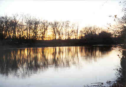 Ouachita River between Pine Ridge and Oden at the Shirley Creek Recreational Area. March 2000