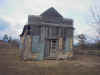 The old Ransom West store. Photo taken January 2001 but the building has been moved out to a field about a mile east of it's original location.